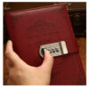Vintage PU Leather Journal 3 Digit Combination Lock