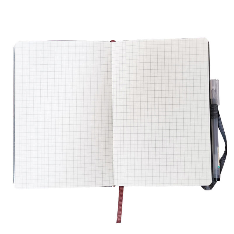 A5 Graph Paper Notebook for Drawing and Note-Taking, 5mm grid paper