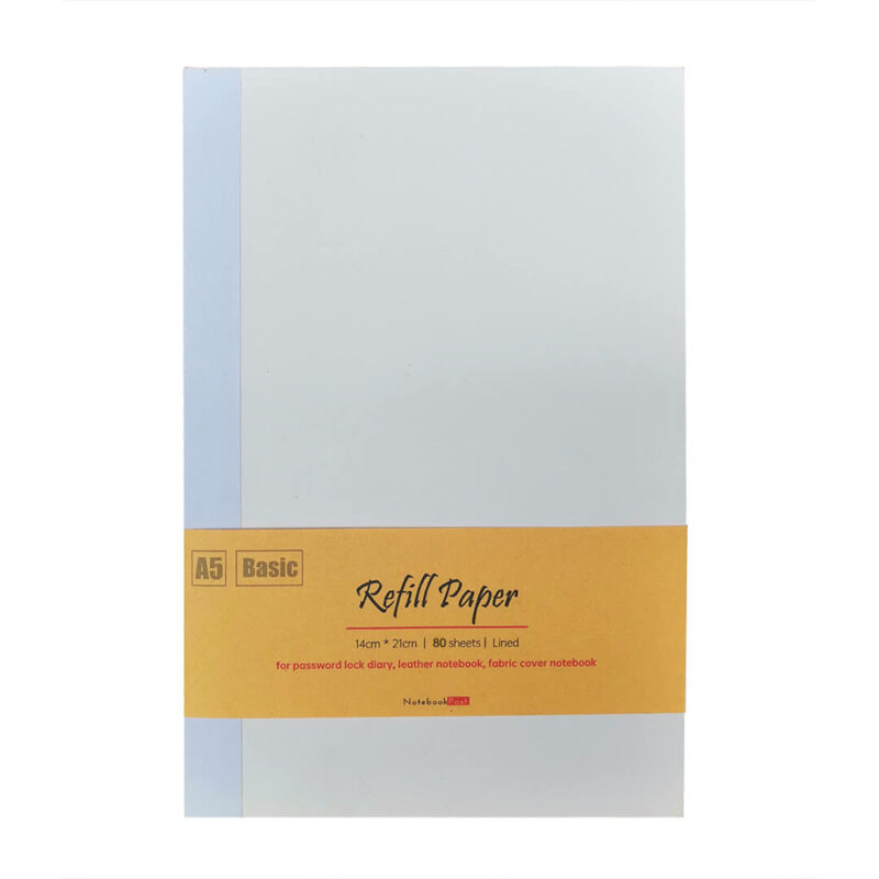 A5 Refill Paper for Password Lock Diary and Leather Notebook
