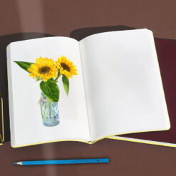 blank page notebook for pencils