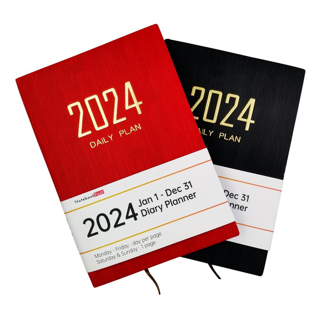 2024 Daily Planner with Index Tab
