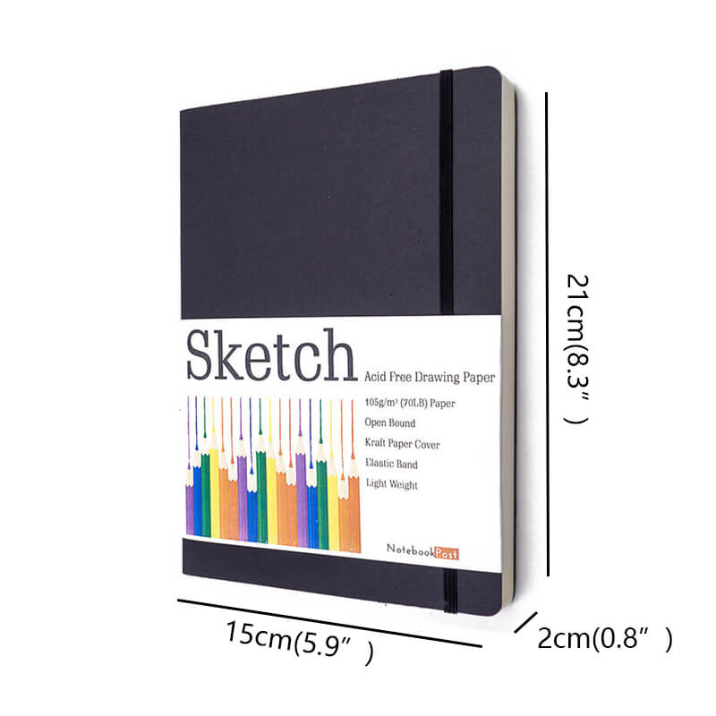 Sketchbook Cover A5 Leather Sketchbook Cover Artist Sketch Pad