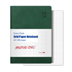 Extra Thick A5 Size Grid Paper Notebook