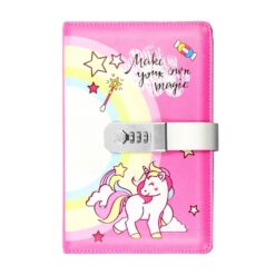 unicorn diary with lock for girls