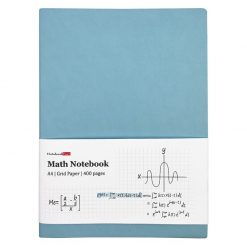 grid paper notebook for math blue color