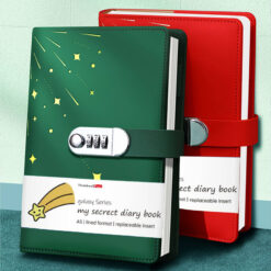 Galaxy Series A5 Diary with Combination Lock for Boys and Girls