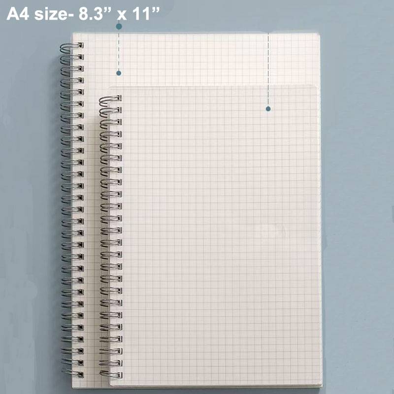 Large A4 Spiral Graph Notebook - Image 4