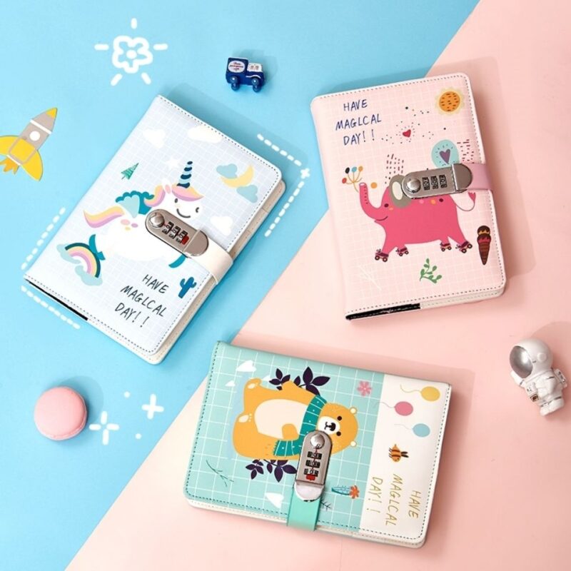 Unicorn Diary with Pass code Lock for Girls - Image 3