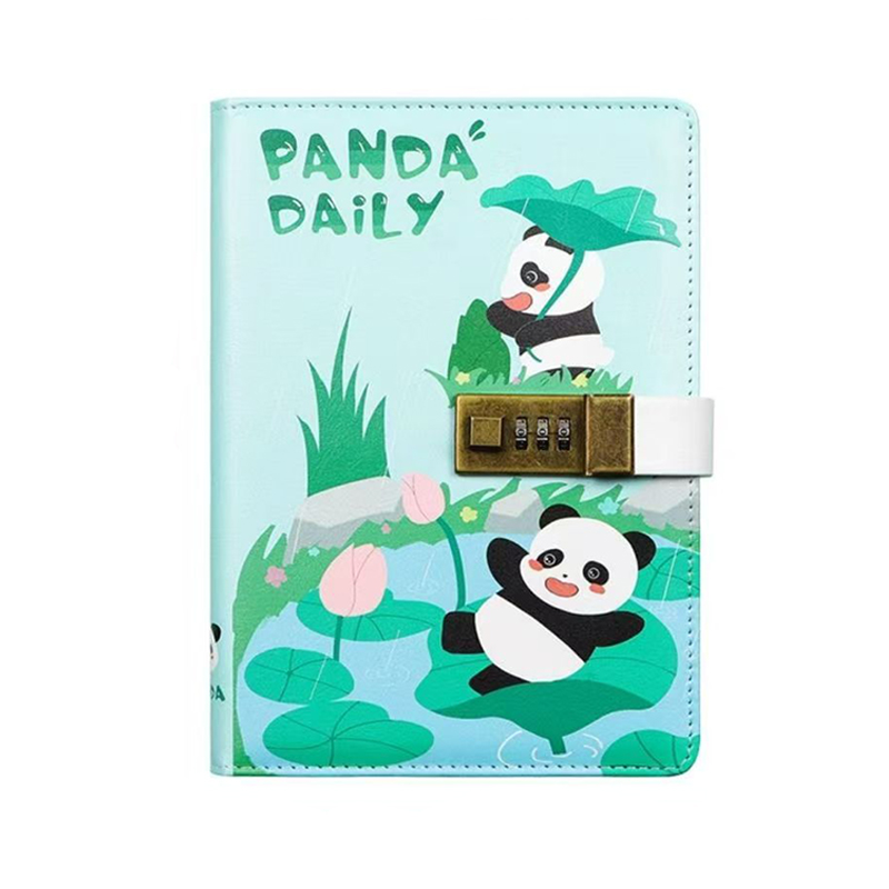 Panda Diary with Lock for Boys and Girls
