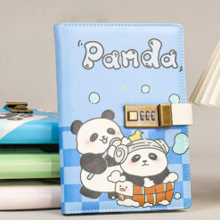 Panda Series A5 Diary with Digital Lock for Boys and Girls