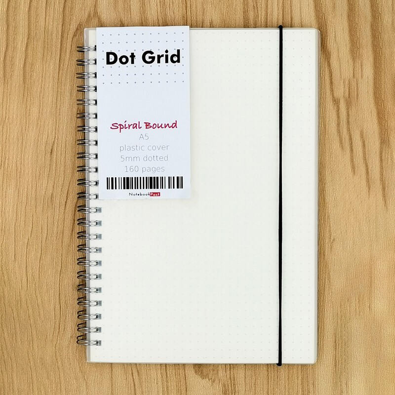 dotted notebook in Bullet Journal Essential Kit for Beginners