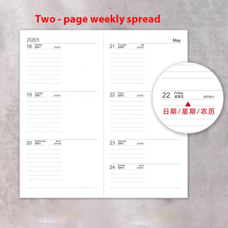 Pocket Size 2026 Weekly Planner - Image 4