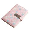 Pink Heart Password Lock Diary for Girls, A5 Size
